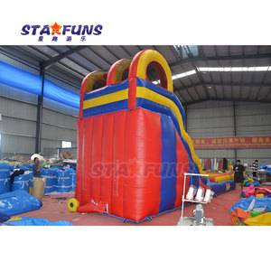 Glissière gonflable commerciale de PVC de glissière d'eau de <span class=keywords><strong>location</strong></span> de partie de toboggan gonflable bon marché <span class=keywords><strong>avec</strong></span> la maison de rebond de <span class=keywords><strong>piscine</strong></span> à vendre - Product Image 4