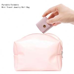 Estuche Organizador de Joyas de Viaje Multifuncional Plegable Mini para Aretes, Collares, Anillos, Cadenas, Pulseras y Broches - Product Image 3