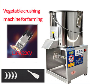 Machine à écraser les légumes en acier inoxydable, coupe-légumes électrique pour l'agriculture 110V/220V - Product Image 1