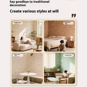 <span class=keywords><strong>Peinture</strong></span> d'art de <span class=keywords><strong>velours</strong></span> de soie de satin moderne Revêtement de <span class=keywords><strong>velours</strong></span> respectueux de l'environnement à base d'eau d'intérieur - Product Image 5