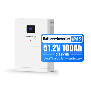 แบตเตอรี่สำรองไฟแบบออฟกริด All in One Stackable 51.2v 100ah 200ah 5kwh 10kwh สำหรับระบบกักเก็บพลังงานภายในบ้าน - Product Image 1