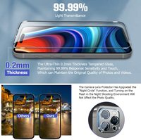 Pour 17 Air INFINIX Smart 2 Pro, protection d'écran en verre trempé transparent à 99% avec dureté 9H, anti-choc, anti-huile