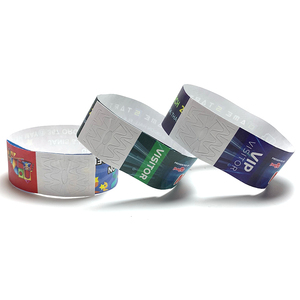 250*19mm 1인치 방수 타이벡 티켓 프린터 이벤트 종이 팔찌 티켓 일회용 팔찌 - Product Image 5