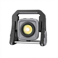 Verstellbare Teleskop-LED-Arbeitsleuchte Tragbare Wiederaufladbare Arbeitslampe COB SMD RGB für Werkstatt Garage Camping