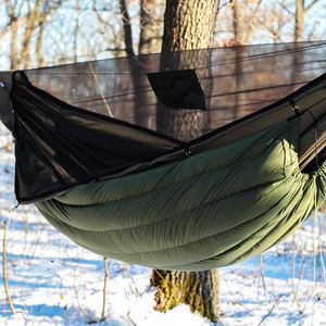 Hamac d'extérieur multifonctionnel <span class=keywords><strong>sous</strong></span>-couette <span class=keywords><strong>Couverture</strong></span> en duvet de canard rembourré chaud et imperméable en nylon pour le camping Hamac <span class=keywords><strong>sous</strong></span>-couette - Product Image 3