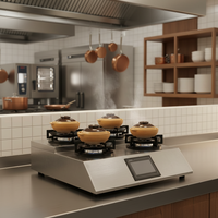 Brûleur de cuisinière à gaz de table de haute qualité, robuste, commercial, GPL, propane, biogaz
