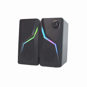 Nouveauté, haut-parleurs USB pour ordinateur portable alimentés par courant continu 5V, RGB lumineux, 2.0CH - Product Image 2