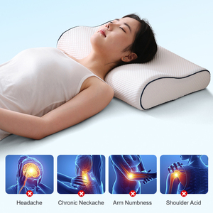 Modernes Hochwertiges Ergonomisches Memory-Schaum Nackenkissen für Tiefen Schlaf Waschbar Anpassbar Leichtgewichtig Hergestellt in China - Product Image 2