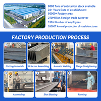 Estructura de Acero Galvanizado Prefabricada de Gran Envergadura Personalizada para Almacenamiento, Logística, Fábrica Industrial, Edificio de Almacén