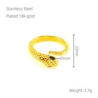 Individueller rostfreier Stahl Ring Gold für Damen SP Klassisch 20 feiner Schmuck Muster Verlobungsringe für Damen 18 K GOLD / SILBER