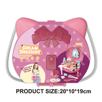 Chenghai Samtoys pas cher sac à bandoulière Animal chat semblant jouer série enfants maquillage modèle éducatif Mini maquillage jouet pour enfant fille