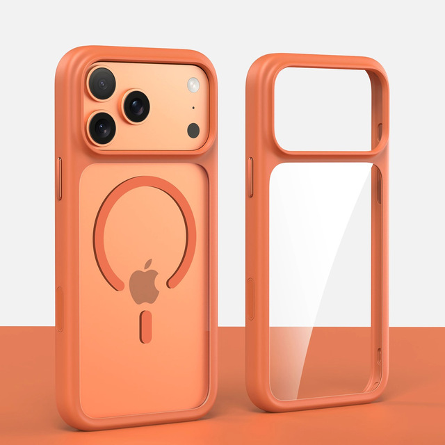 Magnetic Wireless Charging for Iphone 17 16Pro Max Case Phone Cover for Iphone 17AIR Transparent Magnetic Strap AI Camera Button