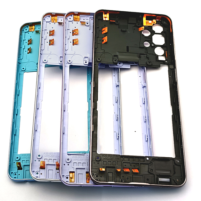 mobile phone shell Bar TPU Design Replacement Housing Case A325 A326 F Middle Plate A32 4G 5G Middle Frame for Samsung