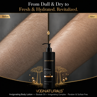 Lotion corporelle énergisante pour hommes, marque privée, à l'huile de Baobab, sans parabène ni sulfate, hydratante et rafraîchissante, beurre corporel naturel pour hommes