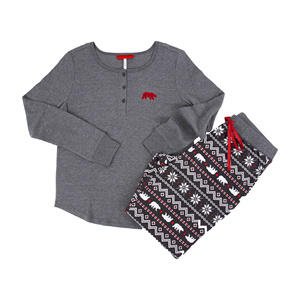 Conjunto de Pijamas Familiares Navideños 2025 para Niños, Estampados, de Alta Calidad, Transpirables, Sostenibles, de Poliéster/Algodón, Hechos en KH - Product Image 1