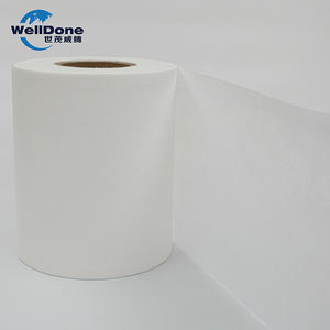 Welldone <span class=keywords><strong>Spunlace</strong></span> วัสดุผ้านอนวูฟเวนไม่ทอ spunbond PP แบบนอนวูฟเวนสำหรับผ้าอ้อมผ้าอนามัย - Product Image 6