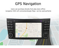 Android 14 8 cœurs 4 cœurs Écran tactile 7 pouces Navigation GPS DSP Aide au recul Garantie 1 an pour Mercedes-Benz Classe E W211