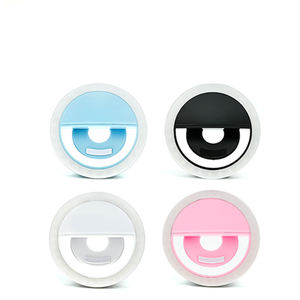 Anneau lumineux pour selfie pour téléphone, Android ou ordinateur portable, 3 modes d'éclairage réglables, rechargeable, parfait pour la beauté, les influenceurs, les créateurs - Product Image 1