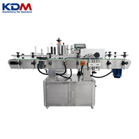 Machine d'étiquetage automatique KDM-AL150 pour bouteilles, bocaux, canettes et contenants cylindriques