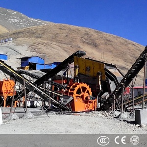 Laveuse de sable à roues à godets haute efficacité 50tph, faible consommation d'énergie, pour sable de rivière, partie d'une installation de lavage de sable - Product Image 3