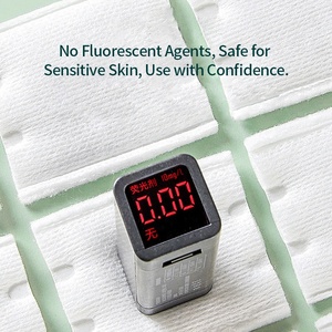 แผ่นสำลีออร์แกนิคแบบสี่เหลี่ยม ซึมซับดี นุ่มนวล สำหรับดูแลผิวหน้าประจำวัน เช็ดเครื่องสำอาง และควบคุมความมัน  สามารถปรับแต่งได้ - Product Image 4