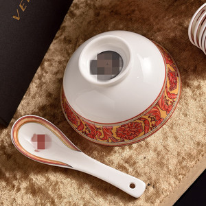 ชุดเซรามิกหรูหราทันสมัยขายส่งยอดนิยม ชามซุปเซรามิกพร้อมกล่องของขวัญ - Product Image 3