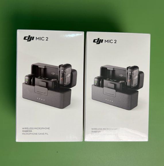 Mic 2 (2 TX + 1 RX + Charging Case) Wireless Microphone Osmoaudio for Action 5 Pro Pocket 3 Action 4 Mic 2