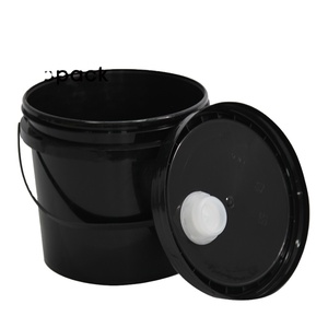 Seau en plastique Offre Spéciale de l'approvisionnement direct d'usine 5L avec le baril et le seau de couvercle pour des buts divers - Product Image 1
