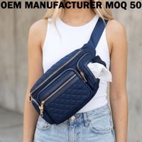 Riñonera Multifuncional para Mamá, Fabricada por OEM, Organizador de Artículos Esenciales para Bebé, Riñonera de Viaje con Bolsillo para Toallitas
