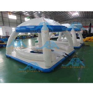Vente en gros de sports aquatiques plate-forme de tente flottante <span class=keywords><strong>gonflable</strong></span> sur l'eau Bana - Product Image 1