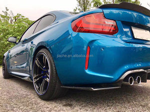 De fibra de carbono difusor trasero Spoiler de guardia para <span class=keywords><strong>BMW</strong></span> <span class=keywords><strong>Serie</strong></span> <span class=keywords><strong>2</strong></span> F87 M2 2015 de 2016 a <span class=keywords><strong>2017</strong></span> M Tipo de aletas de tiburón estilo difusor - Product Image 4