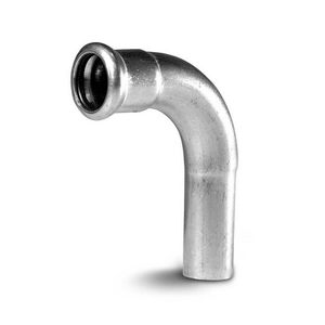 Coudes pressés à 90 degrés en acier au carbone, diamètre 22 mm, longueur 21,9 cm, pour applications de raccordement de tuyaux - Product Image 1