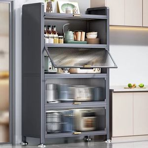 Estante Escurridor Metálico de 5 Niveles Tipo Cajón para Cocina, Organizador de Platos y Cubiertos - Product Image 2