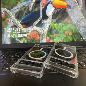 2023 चुंबकीय टीपू हार्ड प्लास्टिक शॉकप्रूफ स्पष्ट फोन बैक चुंबकीय पारदर्शी फोन केस, गूगल पिक्सल 7 प्रो - Product Image 2