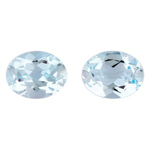 YASHEE Topaze bleue naturelle 9x7 mm, taille ovale brillante, qualité AAA, pierre précieuse pour la fabrication de bijoux - Product Image 1