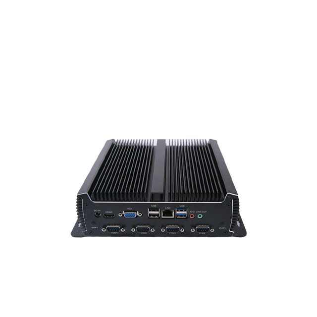 Core I5 8th 10th Gen Fanless Rugged Embedded Computer 64GB RAM Dual Lan 6 Com Ports Industrial Control System