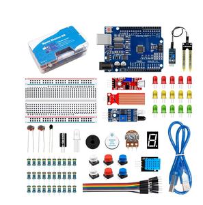 <span class=keywords><strong>Kit</strong></span> de Démarrage <span class=keywords><strong>UNO</strong></span> R3 Composants Essentiels Combo avec Platine d'Essai 400 Points pour Projets <span class=keywords><strong>Arduino</strong></span> <span class=keywords><strong>UNO</strong></span> – Idéal pour Débutants - Product Image 1