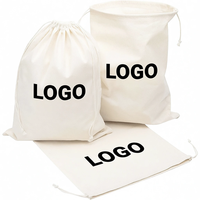 Sacs à cordon en toile personnalisés, pochettes à cordon en coton de taille personnalisée, sacs de rangement pour bijoux