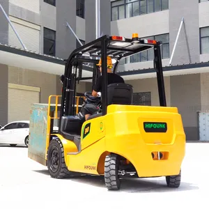 1.5 Mini kecil 2 2.5 3 3.5 4 5 ton mesin Forklift listrik portabel Harga kemudi truk dengan Ac Motor baterai Lithium Ion