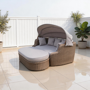 Système de lit de jour modulaire en rotin Navyice : Canapé sectionnel haut de gamme pour projets commerciaux, hôtels et espaces côtiers - OEM - Product Image 1