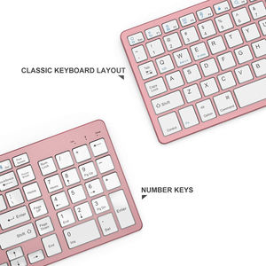 Factory Direct Sale Rechargeable Lithium Battery Universal Wireless Bluetooth 3.0 <b>Keyboard</b> for Phone Computer - Product Image 6