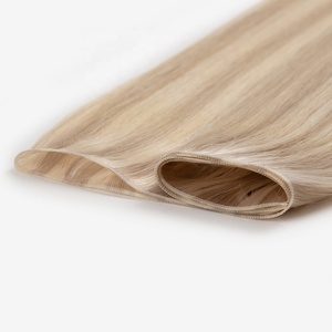 Extensiones de Cabello Humano al por Mayor, de un Solo Donante, Virgen, con Cutícula Alineada, Finas, Invisibles, Genius Weft - Product Image 2