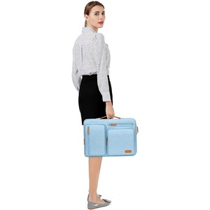 BSCI Factory 4" Padded Zipped Pocket <b>Protective</b> <b>Laptop</b> Sleeve <b>Case</b> - Product Image 5