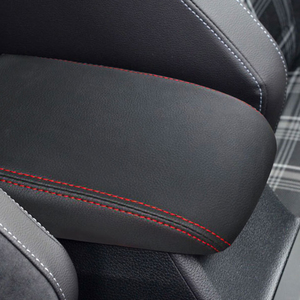 Pour Volkswagen VW <span class=keywords><strong>Golf</strong></span> <span class=keywords><strong>7</strong></span> MK7 2012 -<span class=keywords><strong>2019</strong></span> intérieur cuir accoudoir couverture de rangement voiture Center Console main courante boîte couvercle - Product Image 1