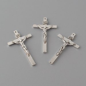 2021 신제품 액세서리 ACR023 맞춤형 INRI 켈틱 정교회 금속 십자가 예수 십자가상 묵주 제작용 - Product Image 5