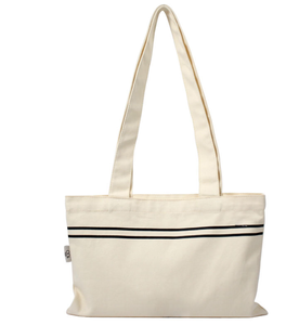 กระเป๋าผ้าแคนวาสแบบกำหนดเองได้ ใช้ซ้ำได้ กระเป๋าโท้ท กระเป๋าช้อปปิ้ง กระเป๋าโท้ทพิมพ์โลโก้ผ้าฝ้าย กระเป๋าช้อปปิ้ง - Product Image 3