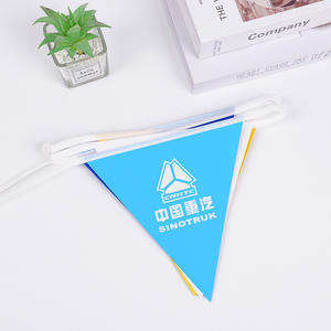 Многоцветные персонализированные двухсторонние треугольные флажки-гирлянды для декора вечеринок, многоразовые, с автомобильной тематикой - Product Image 3