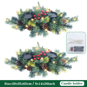 <span class=keywords><strong>Candelabro</strong></span> <span class=keywords><strong>Natalizio</strong></span> Multicolore 2025 per Atmosfera Festiva da Tavolo/Scrivania - Product Image 4