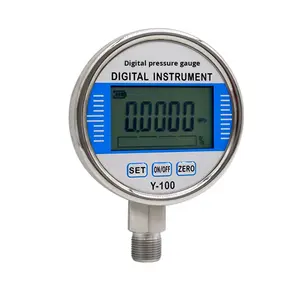 Manometro Digitale in Acciaio Inossidabile ad Alta Precisione Resistente alle Vibrazioni per Vuoto/Pressione Negativa Acqua/Aria/Olio 1.6 - Product Image 1