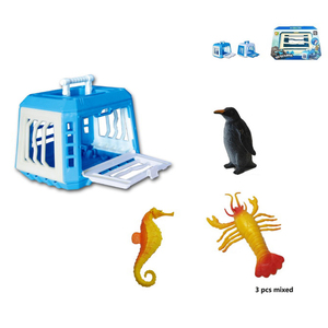 EPT promozione Dollartoys tartaruga granchi stella marina <span class=keywords><strong>Orca</strong></span> pesce nero balena corpo marino tigre squalo figura animale marino modello Set giocattolo - Product Image 3